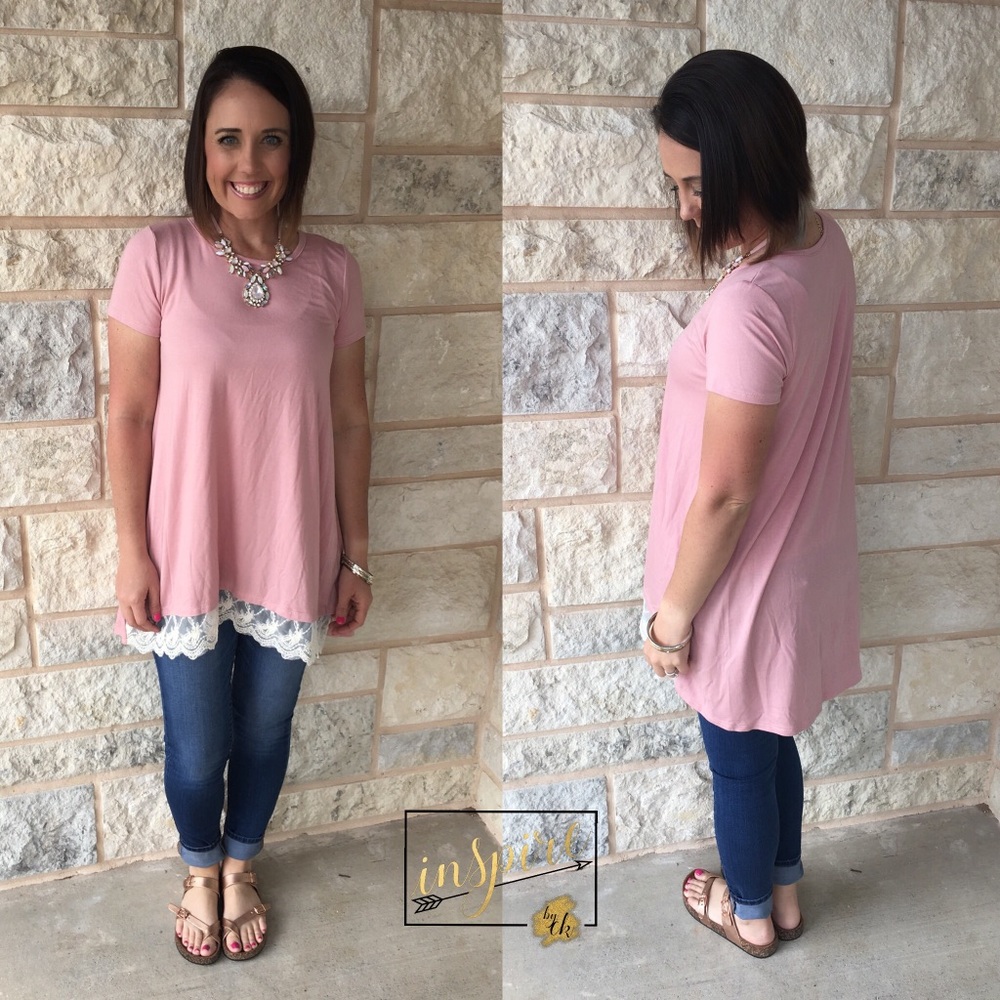 Lace Trim Tunic